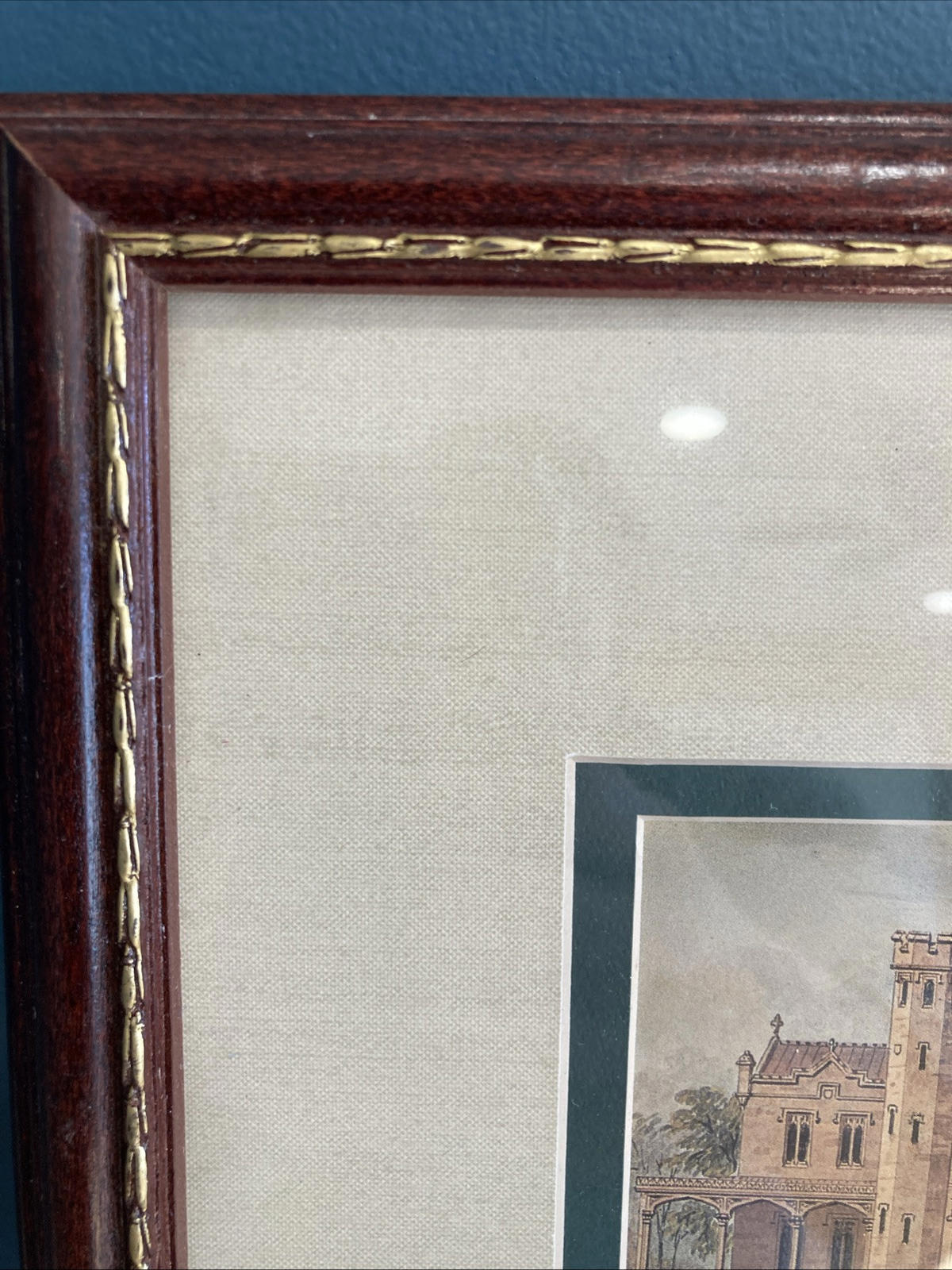 Alexander Jackson Davis Castle Print – Framed Architect House Drawing