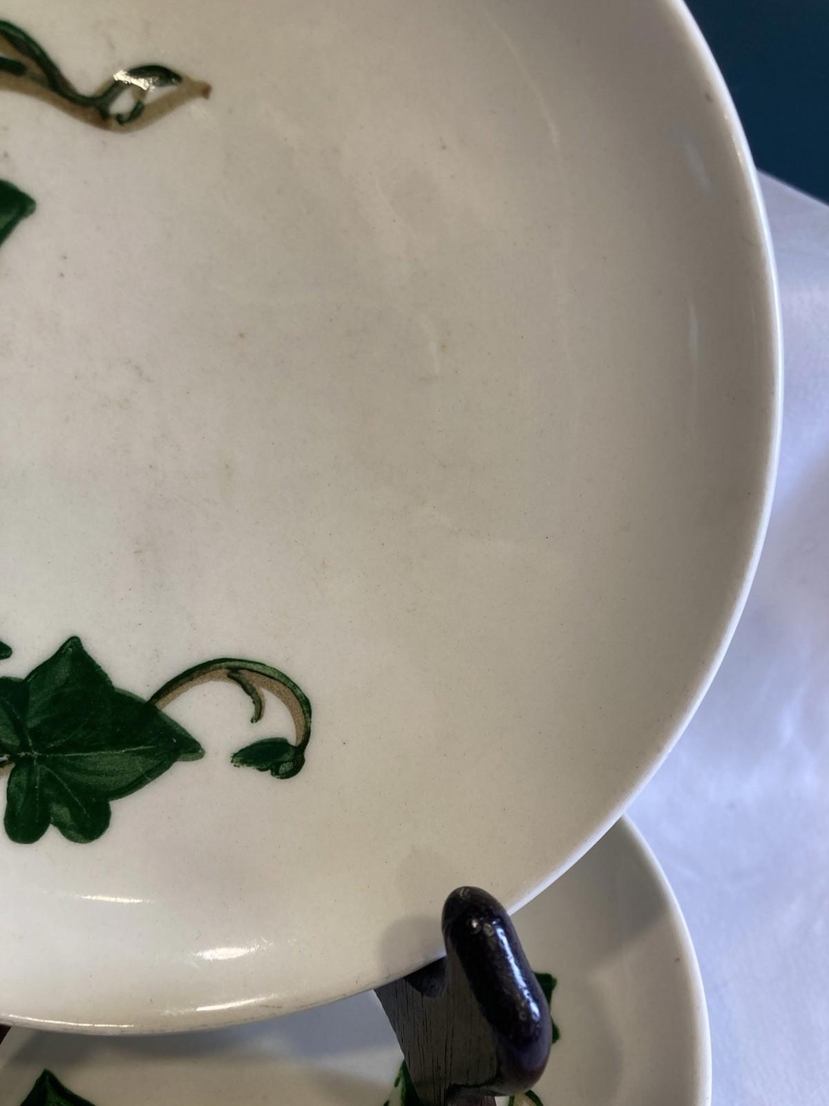 Vintage Metlox Poppytrail California Ivy Bread & Butter Plates – Set of 4 – 6.5” USA Pottery