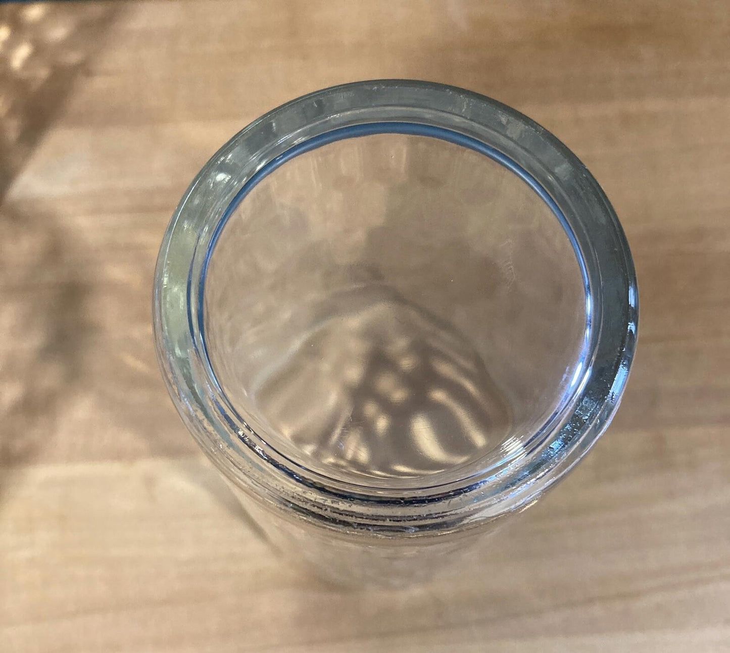 Vintage Hex Optic Juice Glasses – Clear 5” Tumblers, Set of 4