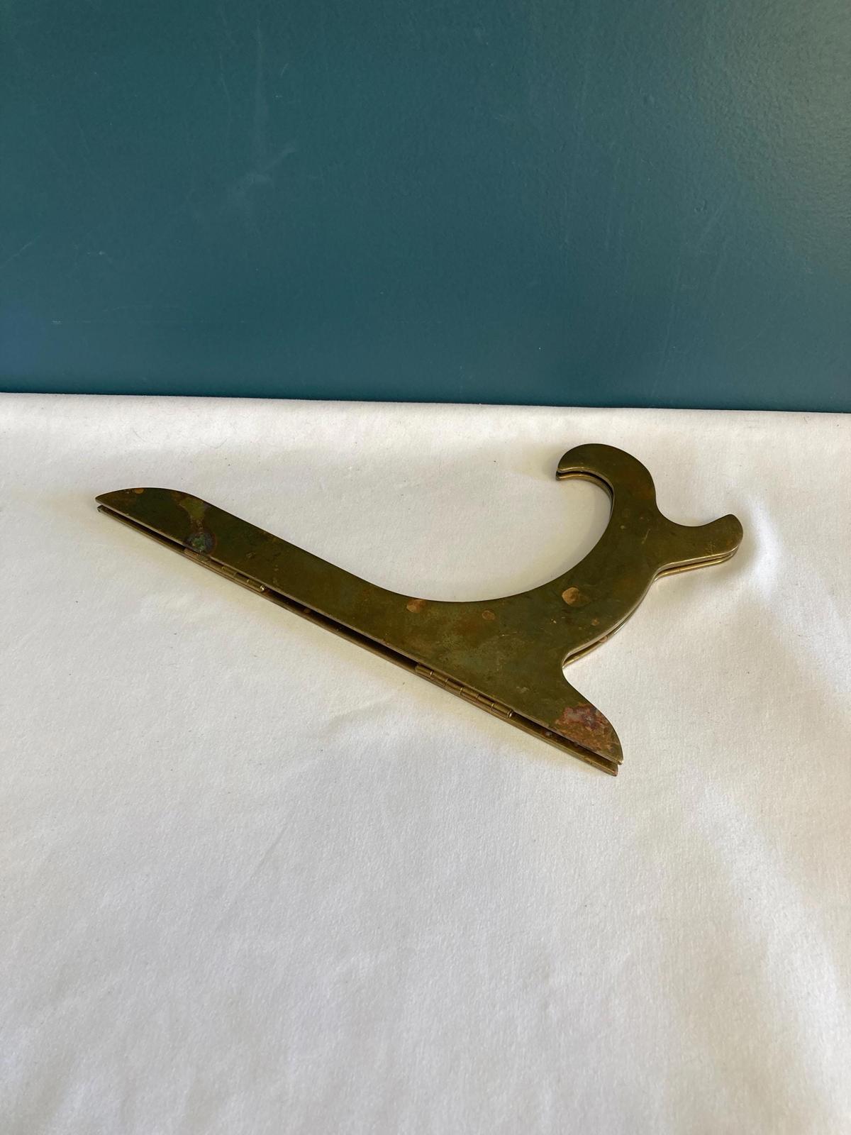 Vintage Solid Brass Folding Easel