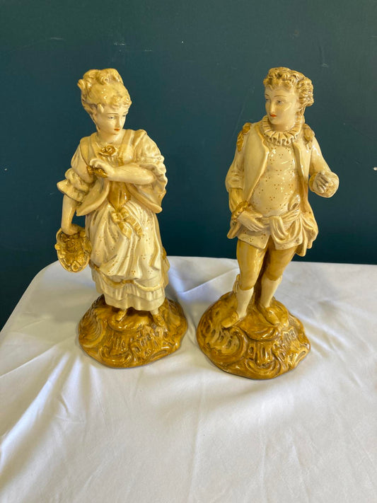 Vintage Porcelain Couple Figurines – Rococo Style Decor