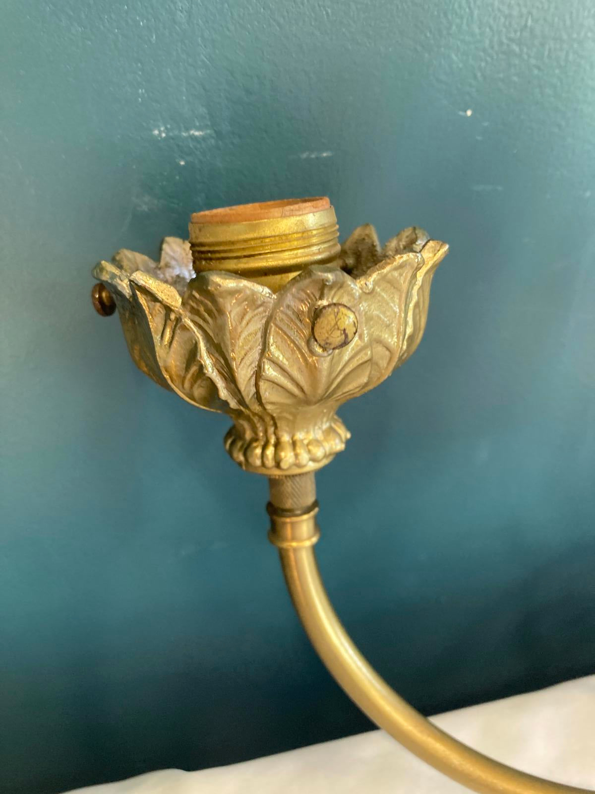 Antique Brass Wakefield Fixtures Chandelier – 3-Arm Ornate Hanging Light