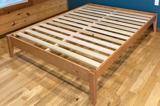New Handmade Solid Cherry Platform Bed Frame