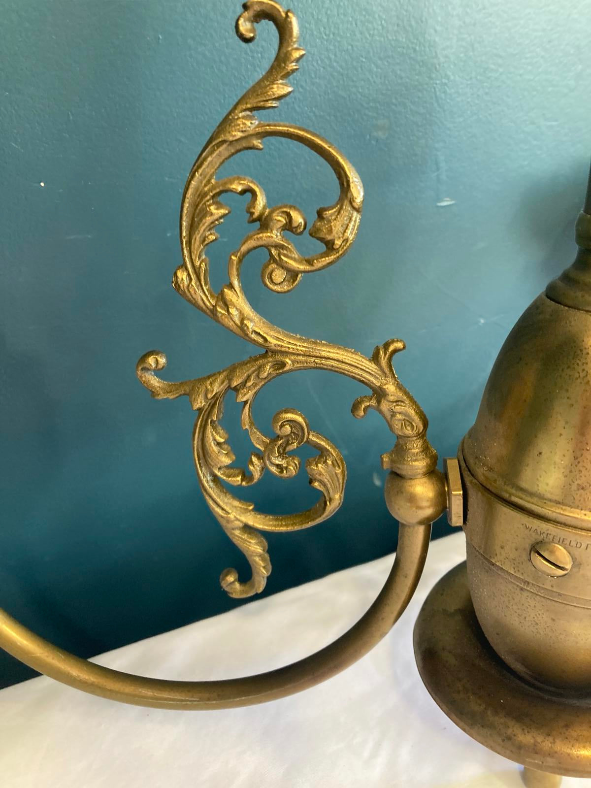 Antique Brass Wakefield Fixtures Chandelier – 3-Arm Ornate Hanging Light
