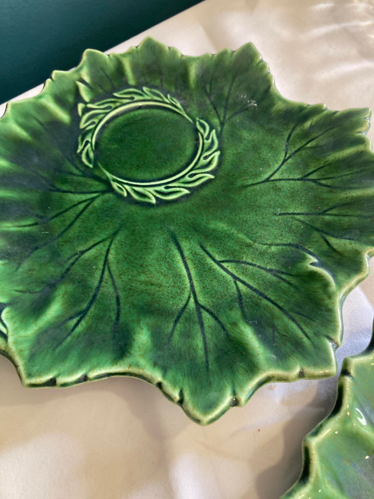 Vintage Woodfield by Steubenville Leaf Plates Set of 6