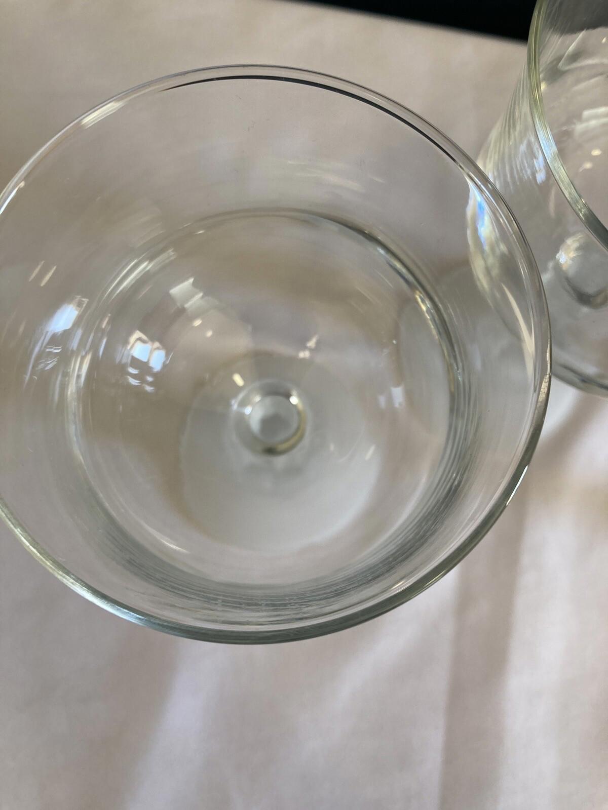 Set of 4 Wheaton Glass House Ritz Frost Stem Wine Goblets – 10.5oz w/ Box
