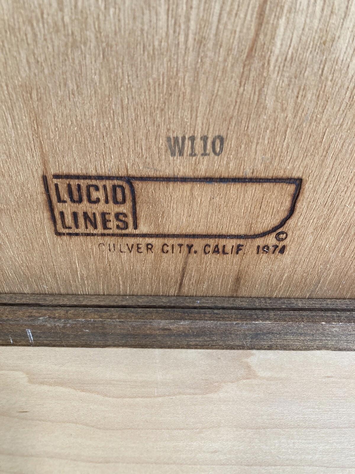 Vintage Lucid Lines Western Etched Glass Art – Frederick Remington – Framed 13"