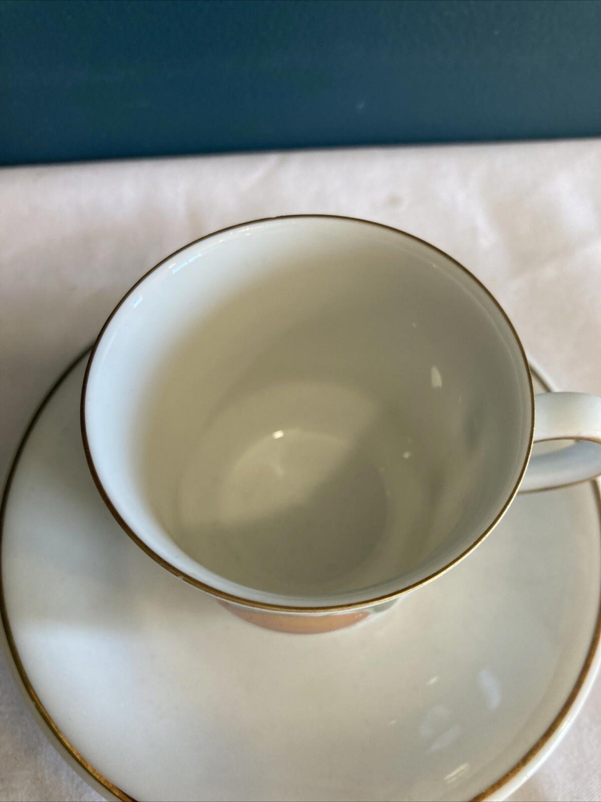 Vintage PMR Bavaria Jaeger Germany Crown E&R 1886 Demitasse Cup & Saucer