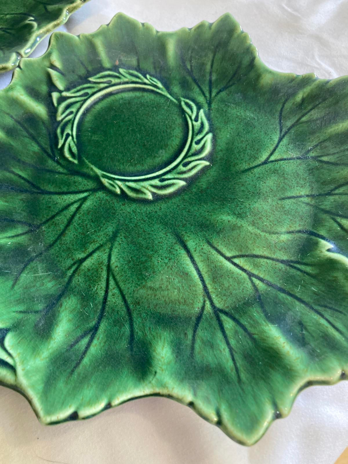 Vintage Woodfield by Steubenville Leaf Plates Set of 6