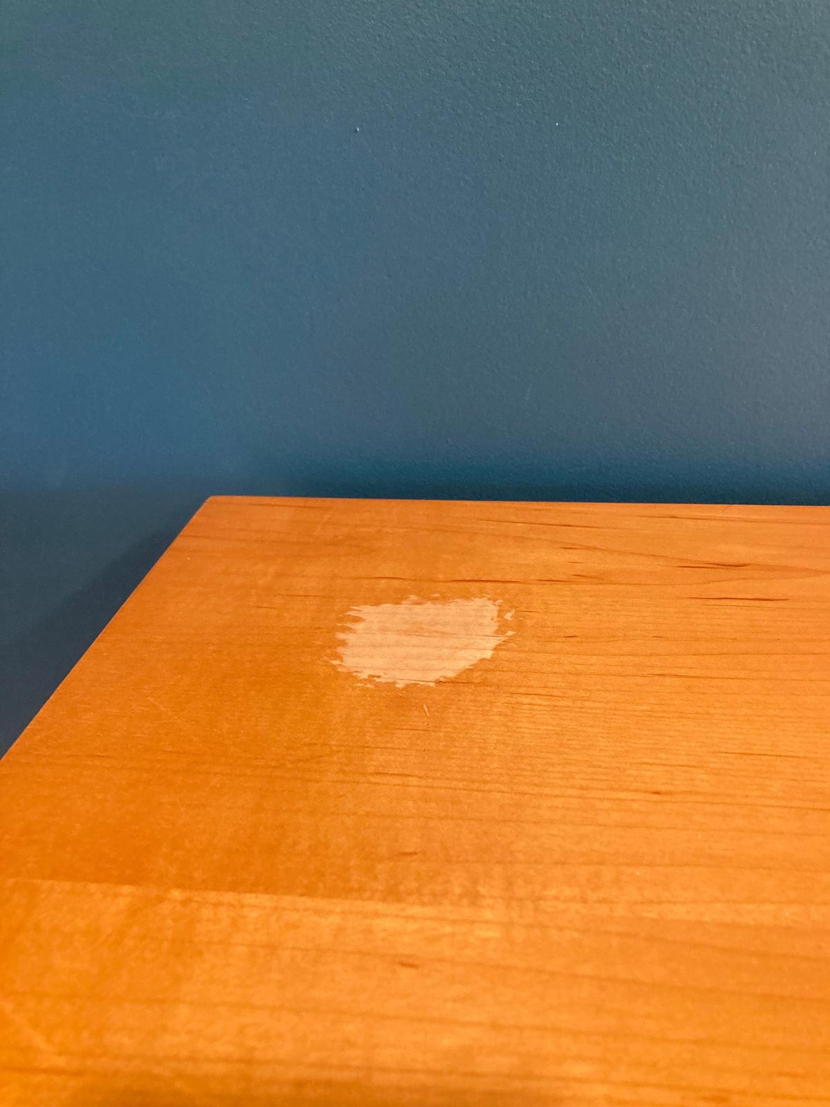 Vintage Solid Maple 2-Drawer Small Tabletop Cabinet