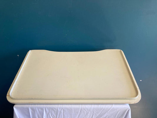 Vintage White Adjustable Lap Tray Solid Wood Book Stand 3-Level Desktop