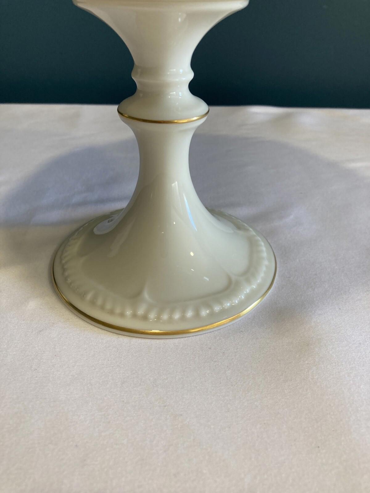 Vintage Lenox Gold Rimmed Cake Stand – Made in USA – 9"