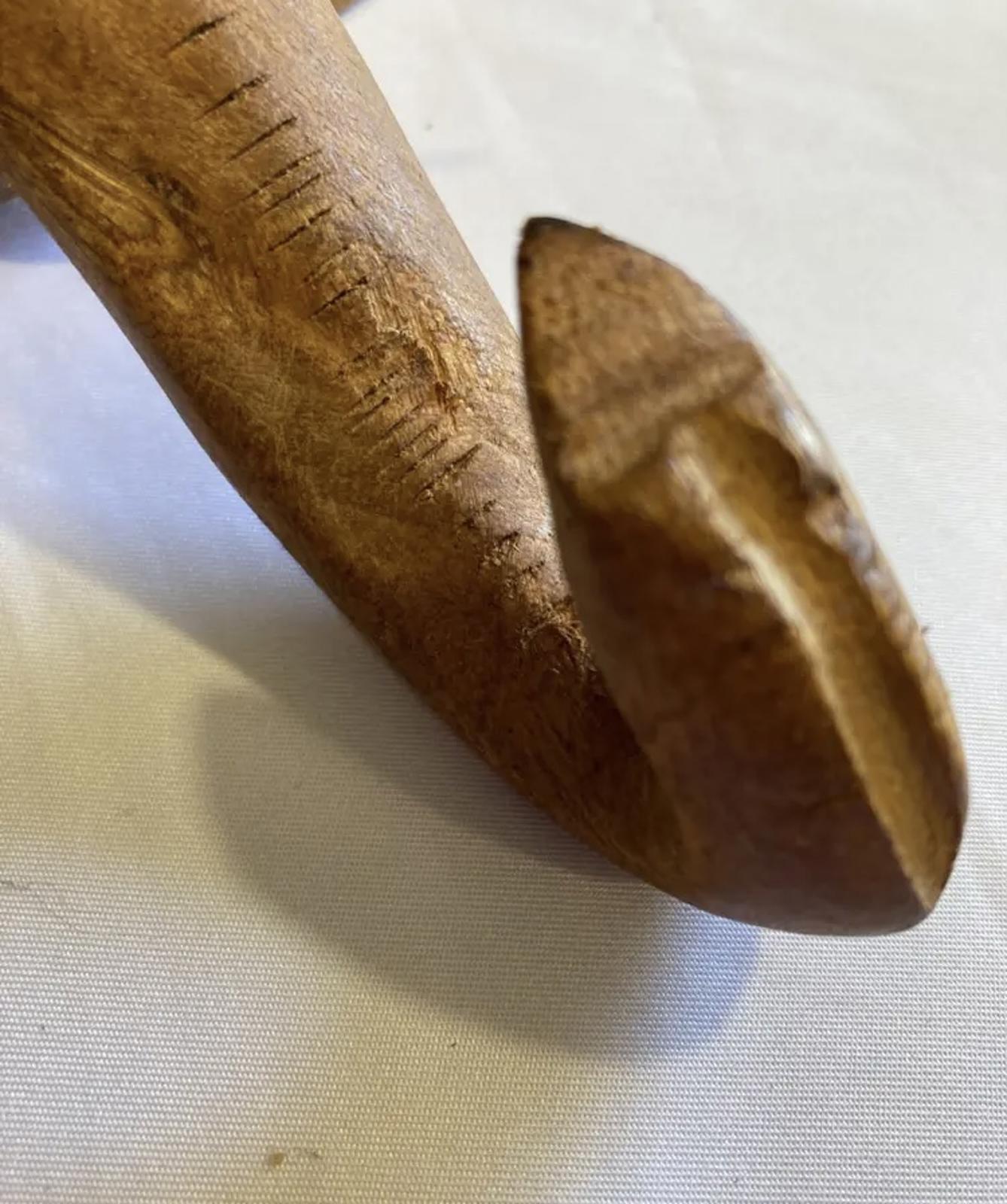 Pair of Hand Carved Wooden Elephant Wall Decor – Rustic Safari Decor