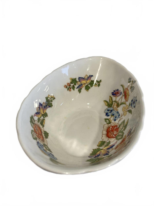 Aynsley Cottage Garden Oval Bowl – Vintage English Floral Trinket Dish