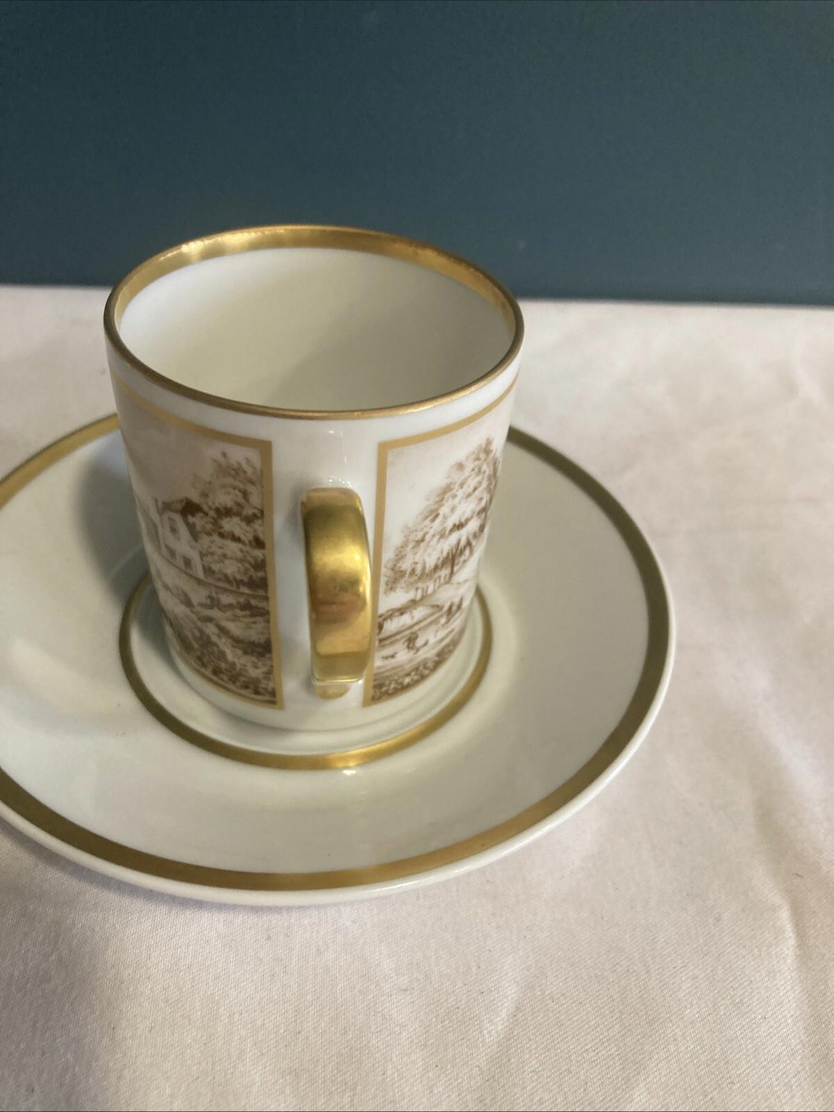 Vintage Schaffer West Germany Demitasse Cup & Saucer – Waterloother Zu Osnabruck