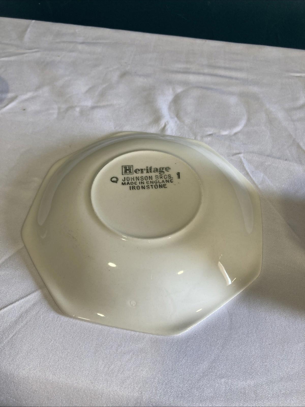 Johnson Brothers Heritage Ironstone White Coffee/Tea Cup 3" High Vintage Bead