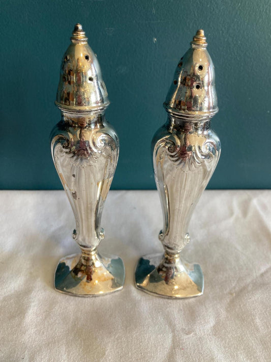 Vintage SPG Silver Salt & Pepper Shakers