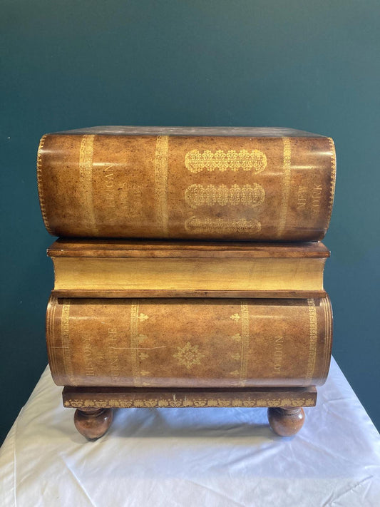Maitland-Smith Stacked Books Side Table