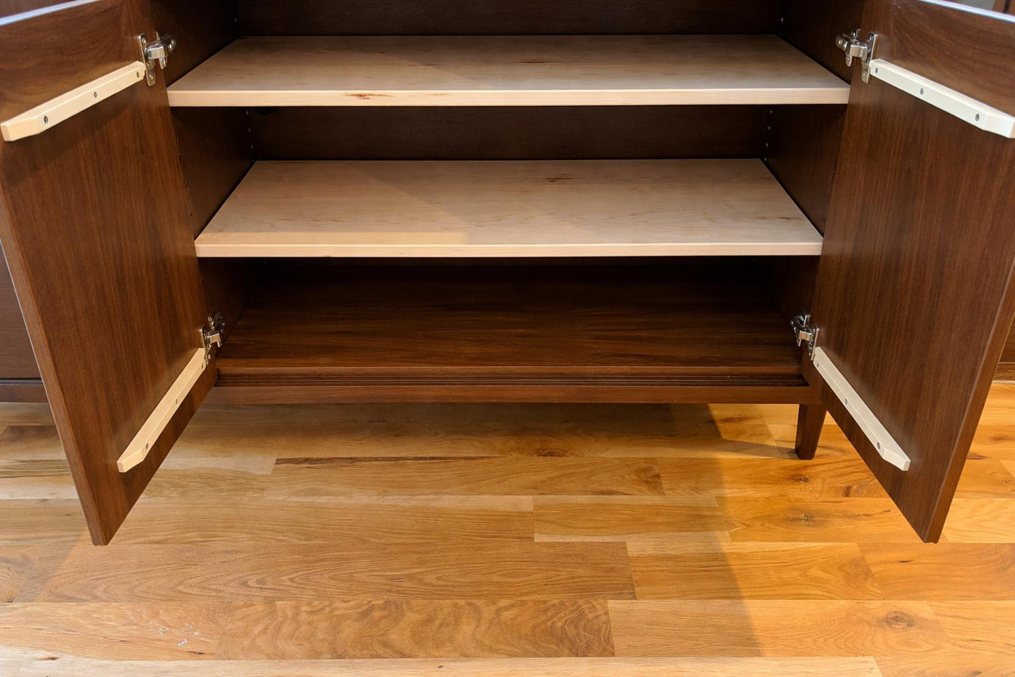 Handmade Solid Wood Sideboard – Solid Wood Modern Cabinet, Custom Hardwood Console, Made in USA