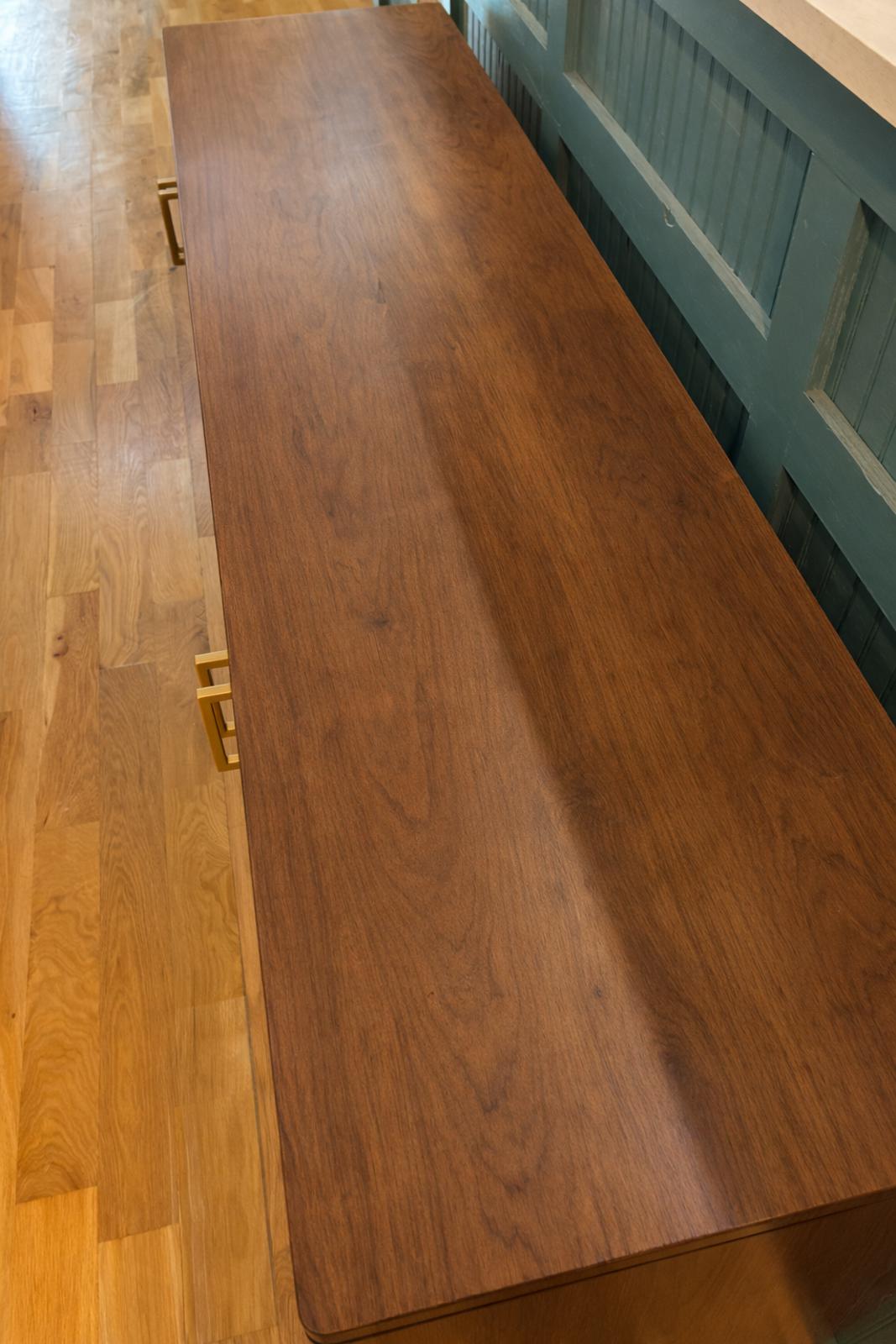 Handmade Solid Wood Sideboard – Solid Wood Modern Cabinet, Custom Hardwood Console, Made in USA