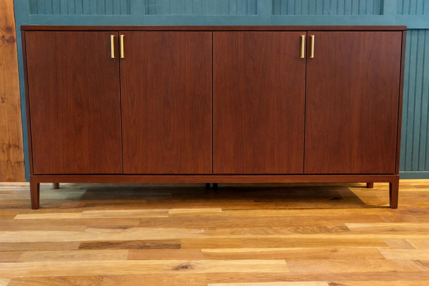 Handmade Solid Wood Sideboard – Solid Wood Modern Cabinet, Custom Hardwood Console, Made in USA