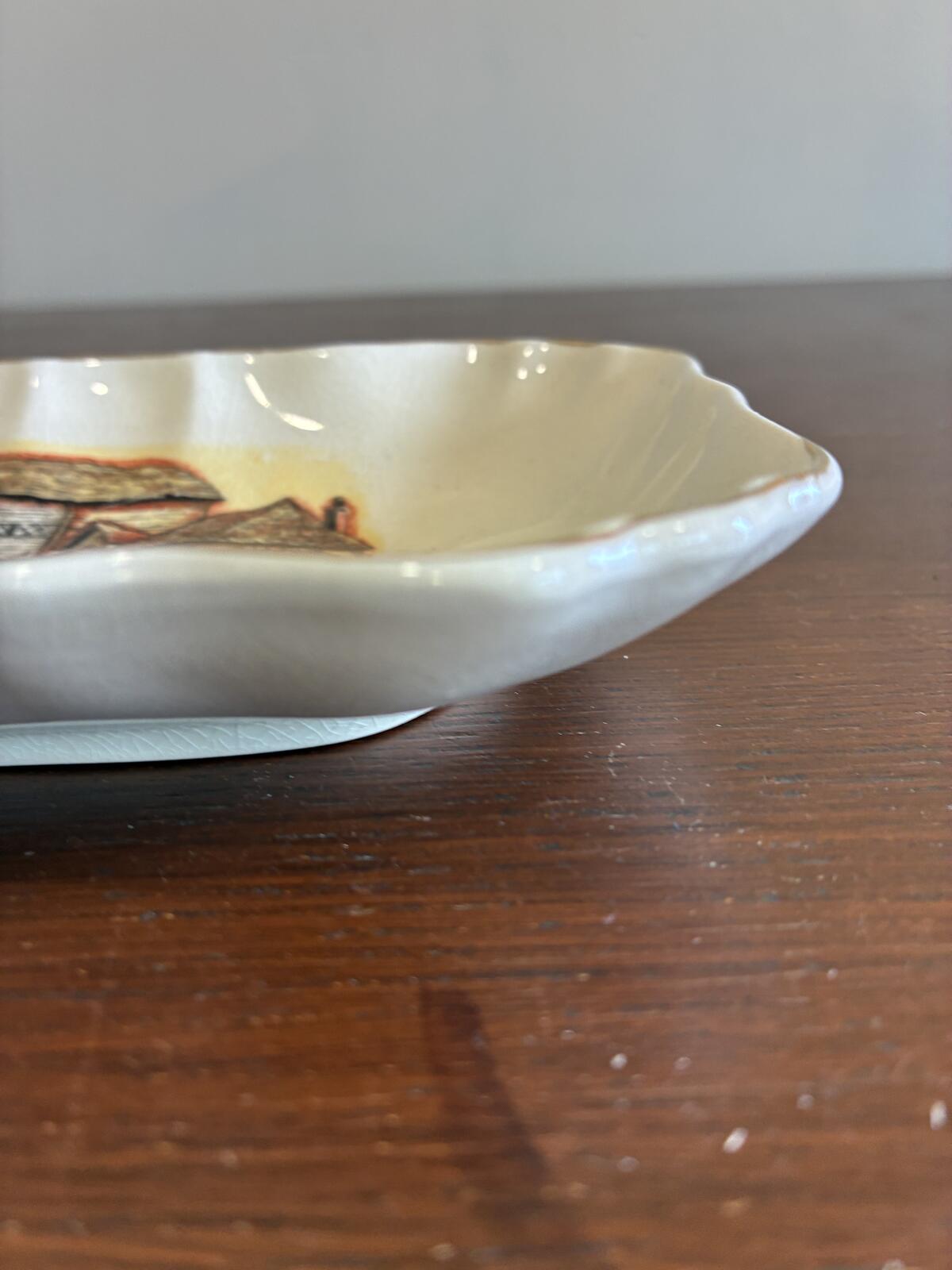 Vintage Sandland Ware Trinket Soap Dish | The Jolly Drover | English Pub Scene