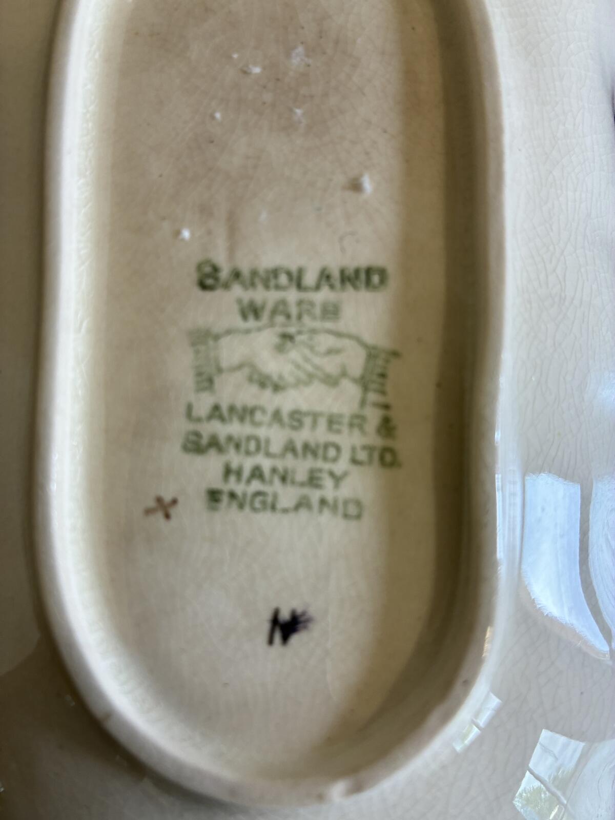 Vintage Sandland Ware Trinket Soap Dish | The Jolly Drover | English Pub Scene