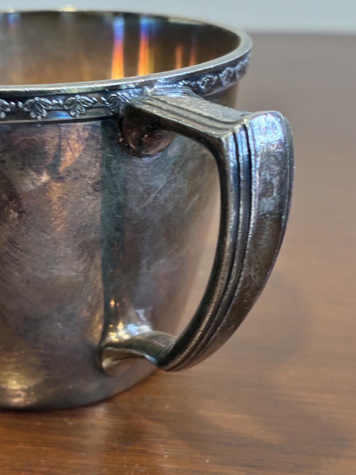 Vintage Rogers EPNS Silverplate Creamer and Sugar Bowl Set, Mid Century Silver