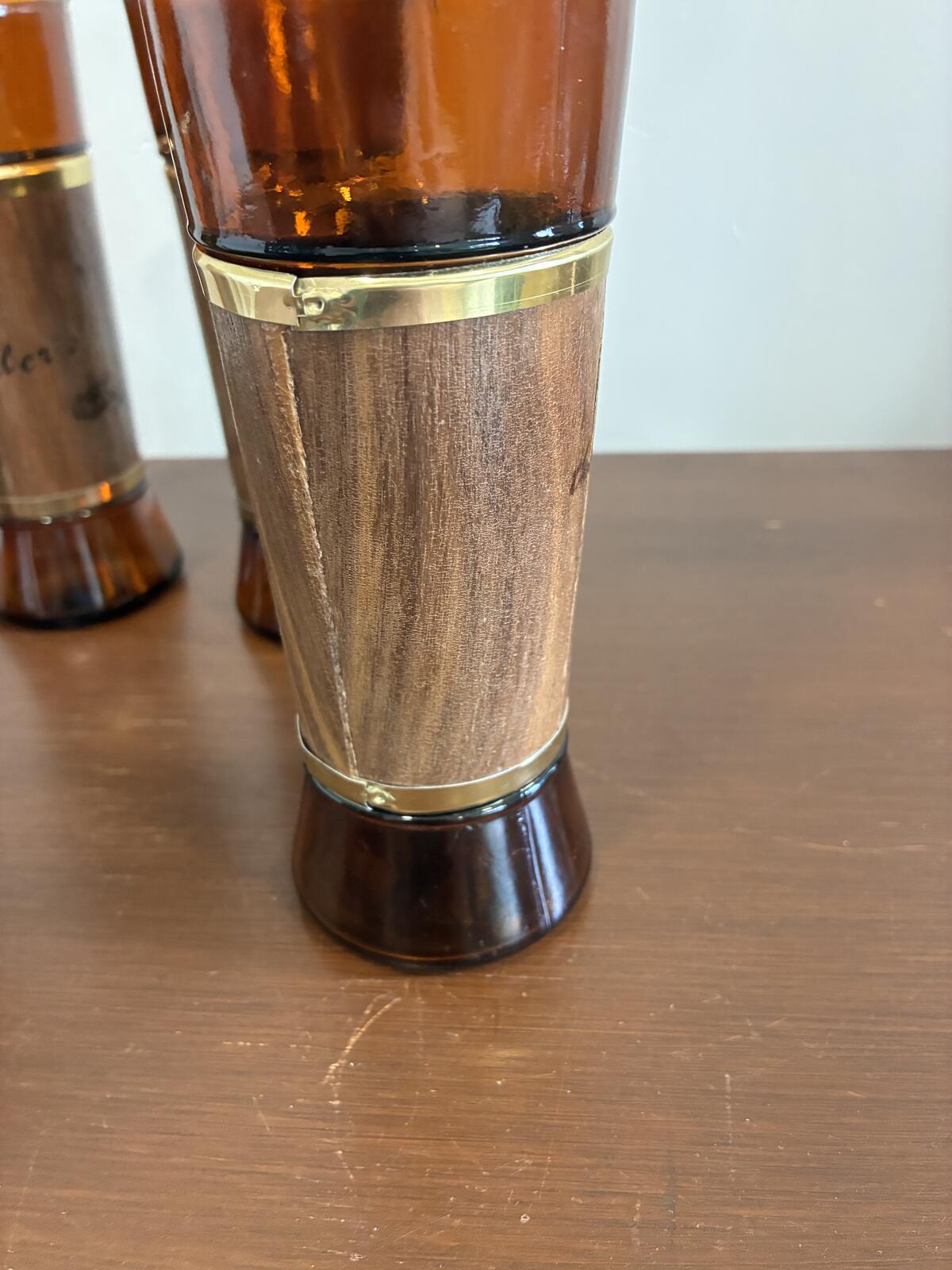 Vintage Siesta Ware Amber Glass Tumblers, Mid Century Barware, Set of 4