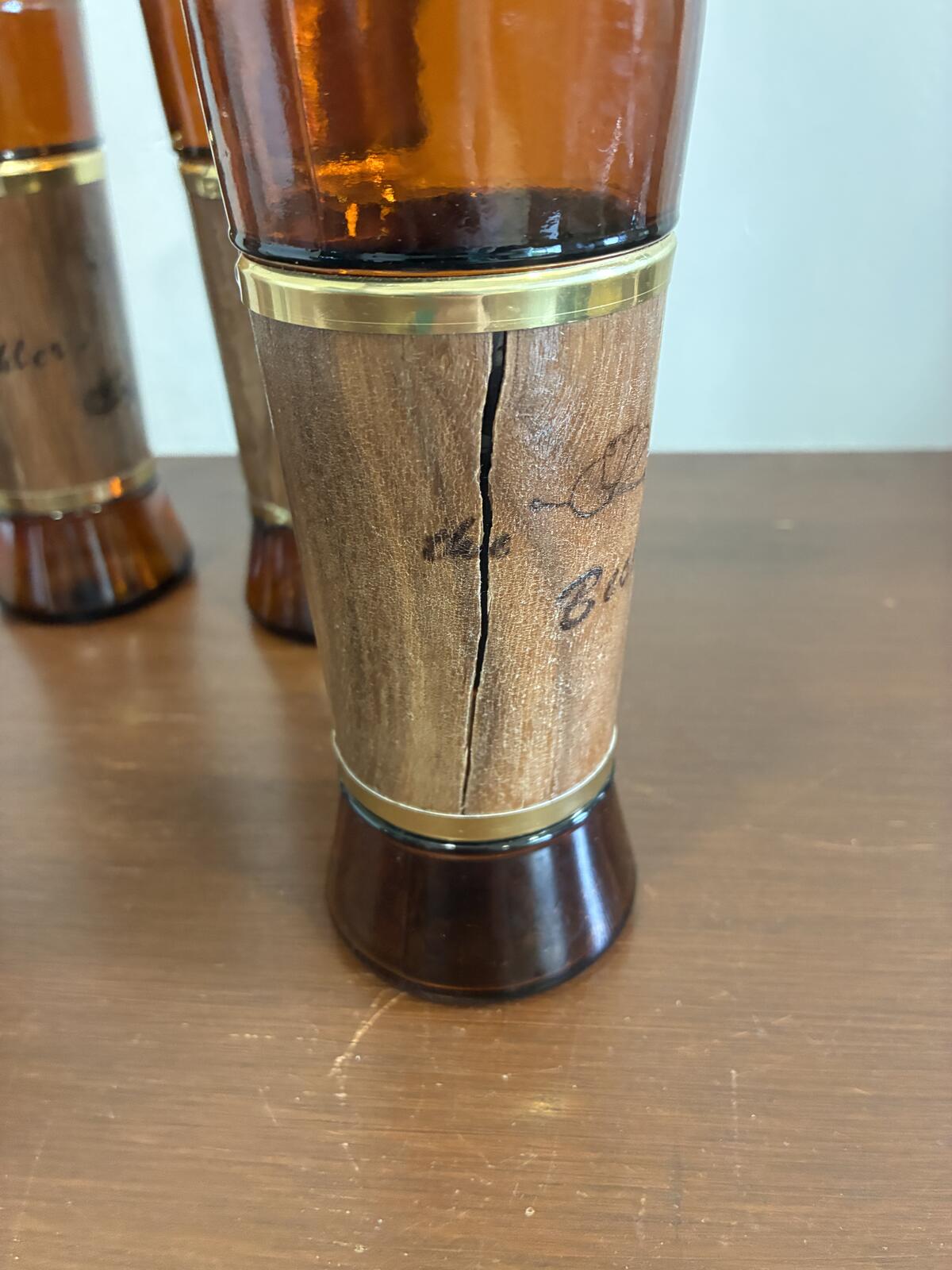 Vintage Siesta Ware Amber Glass Tumblers, Mid Century Barware, Set of 4