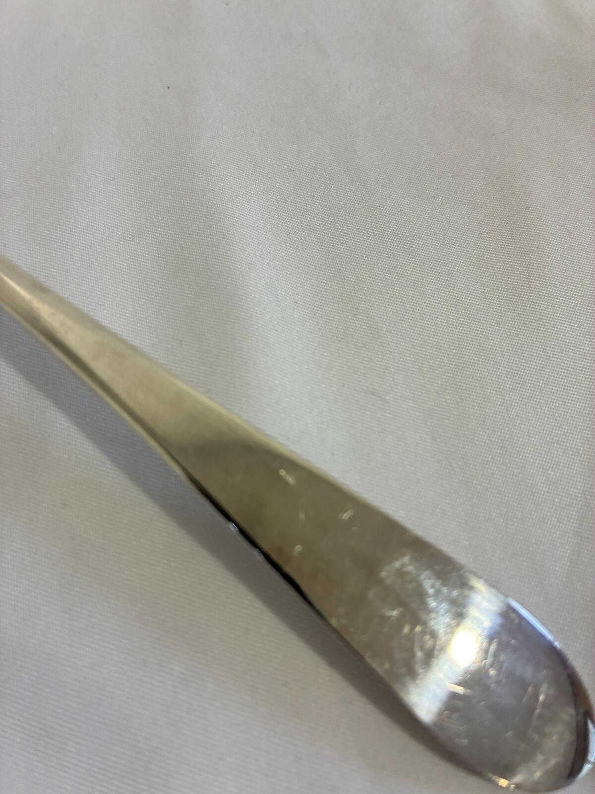 Vintage WM Rogers Tomato Server Spoon, Silverplate Pierced Serving Spoon