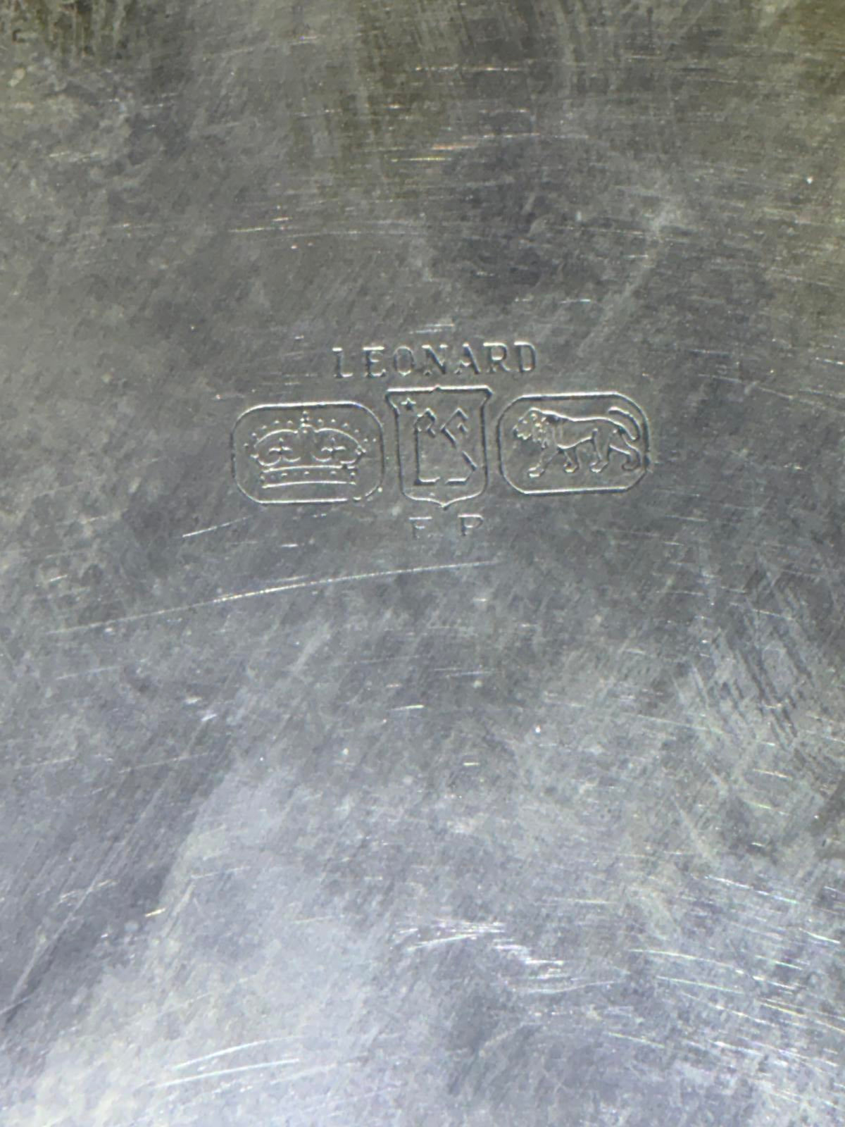 Hand Painted Silverplate Tray with Floral Design