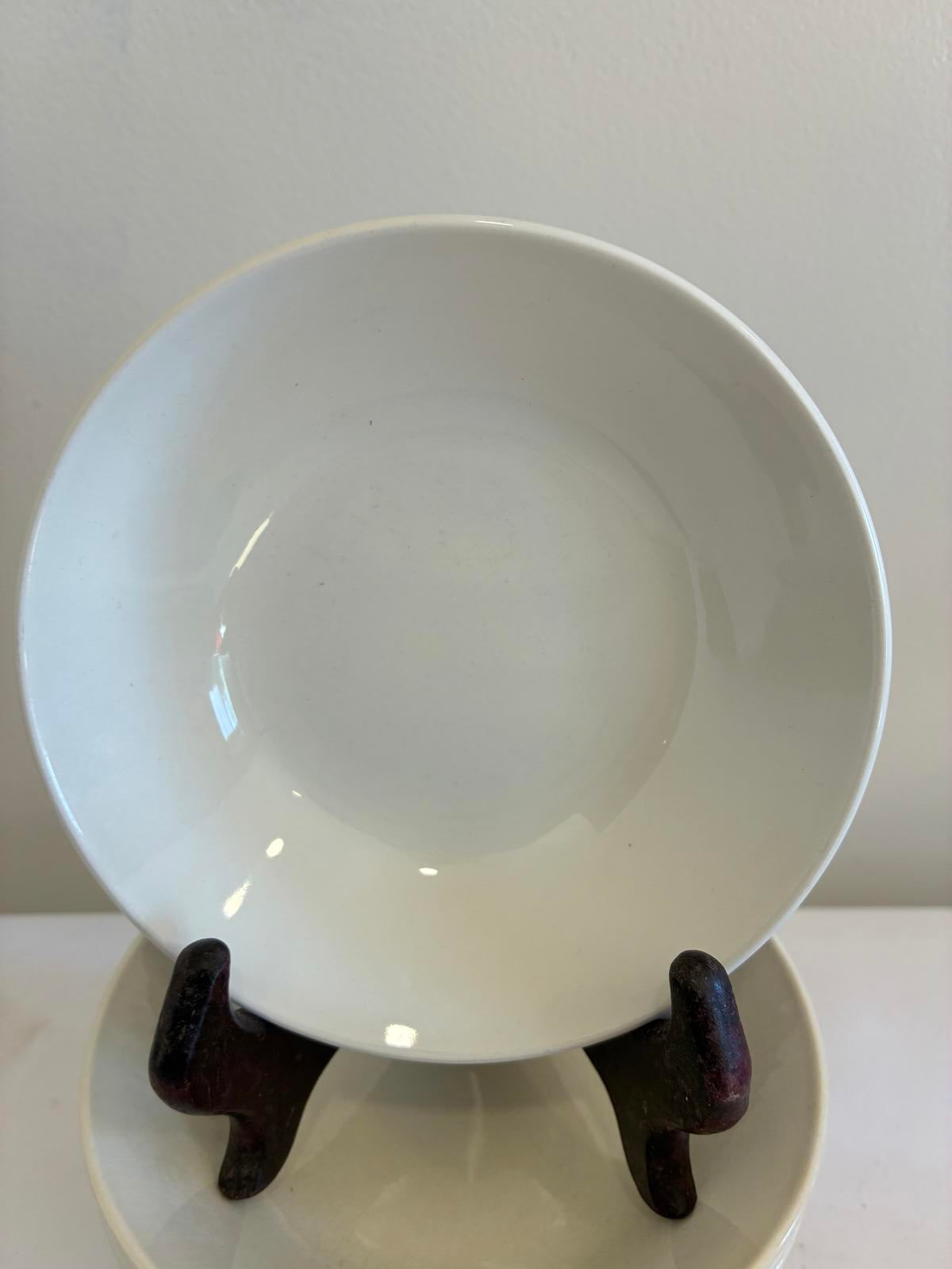 Johnson Bros England White Ironstone 5" Bowls Set of 9 Vintage Finds