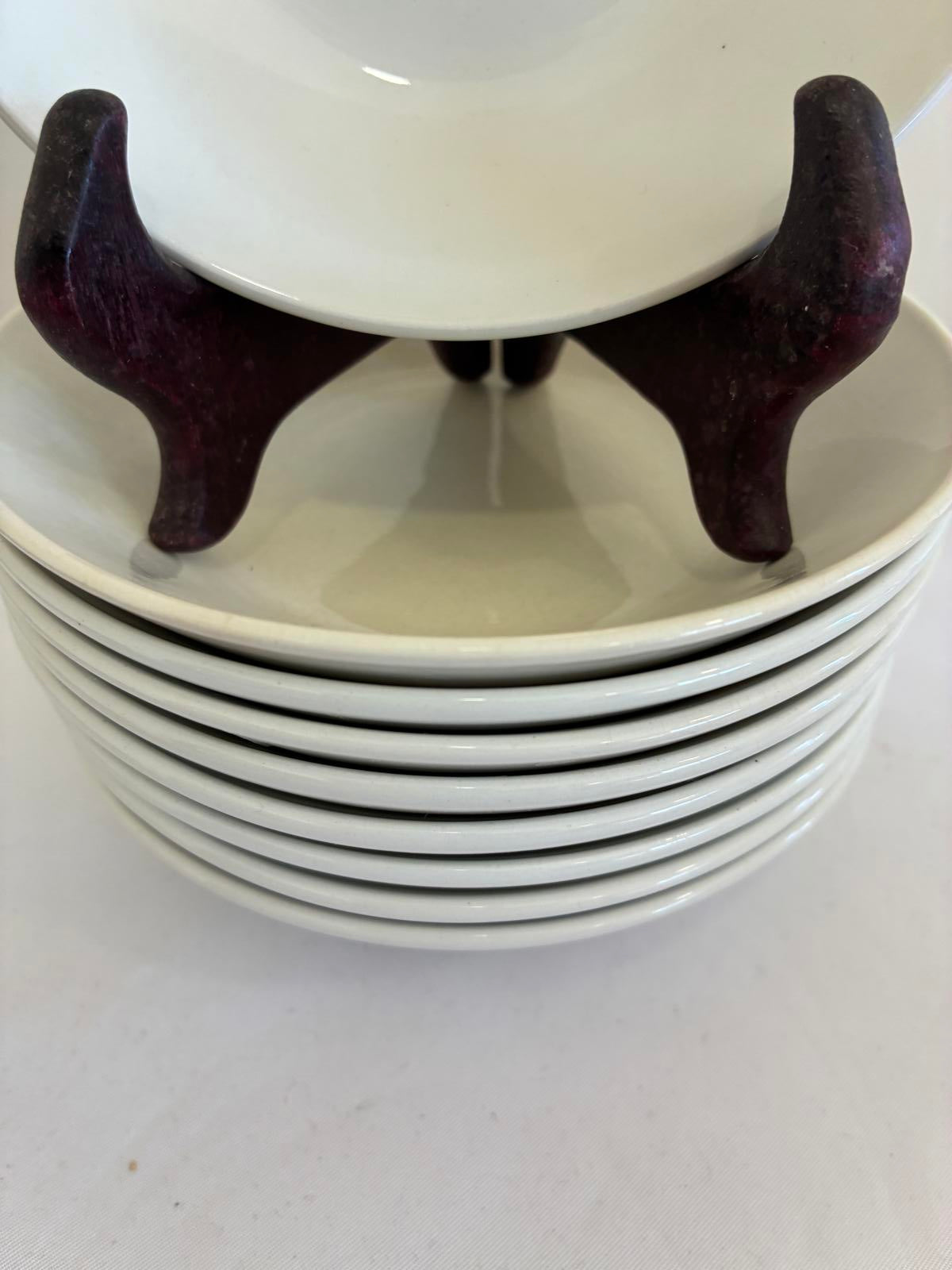 Johnson Bros England White Ironstone 5" Bowls Set of 9 Vintage Finds