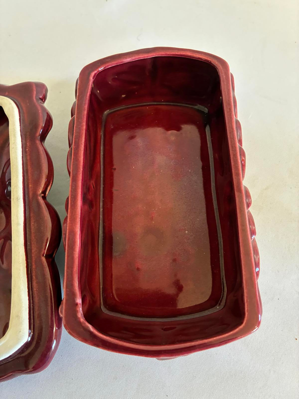 Claire Lerner California 1950s Ceramic Floral Lidded Box