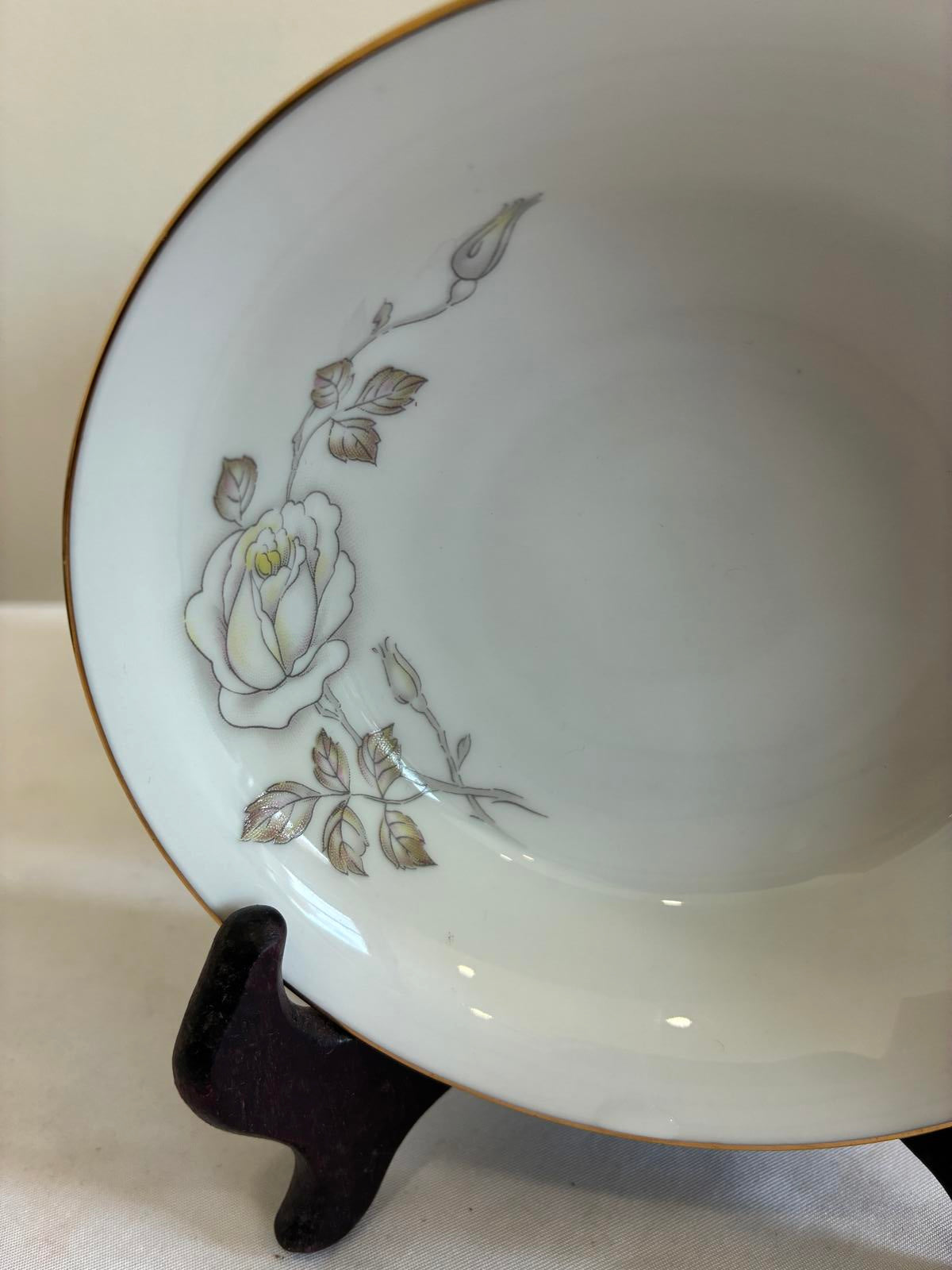 Set of 12 Johann Haviland Sweetheart Rose Bowls, Bavaria Germany Floral China