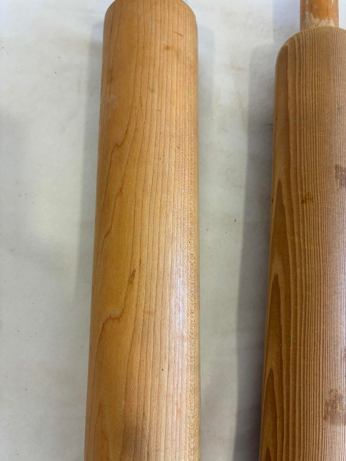 Vintage Wooden Rolling Pins Set of 4 Farmhouse Rolling Pin Rustic Baking