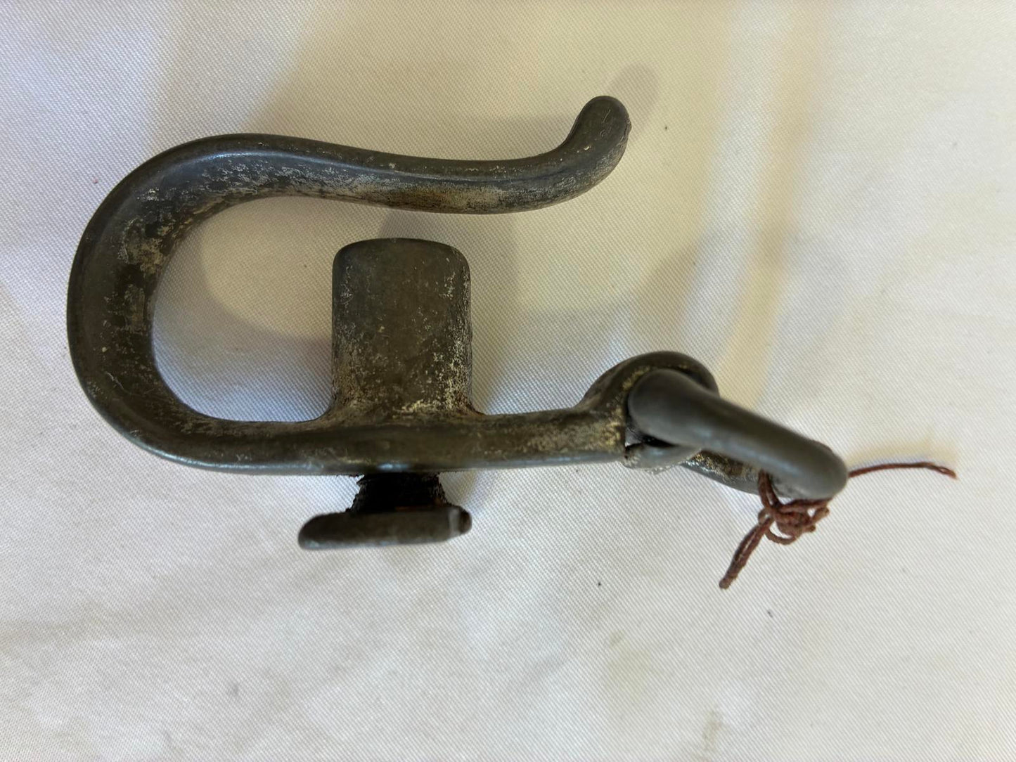 Vintage Metal Swivel Hook,Industrial Primitive Utility Hook,Rustic Barn Hardware