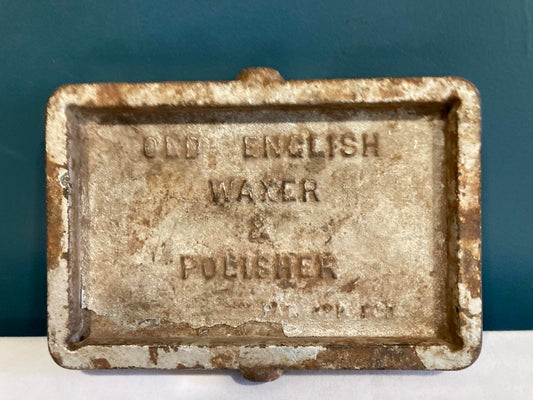 Old English Waxer & Polisher Metal Tray