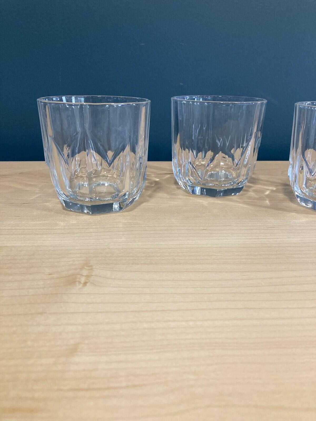 Vintage Pasabahce Old Fashioned Glasses Cocktail Whiskey Low Ball, set of 3