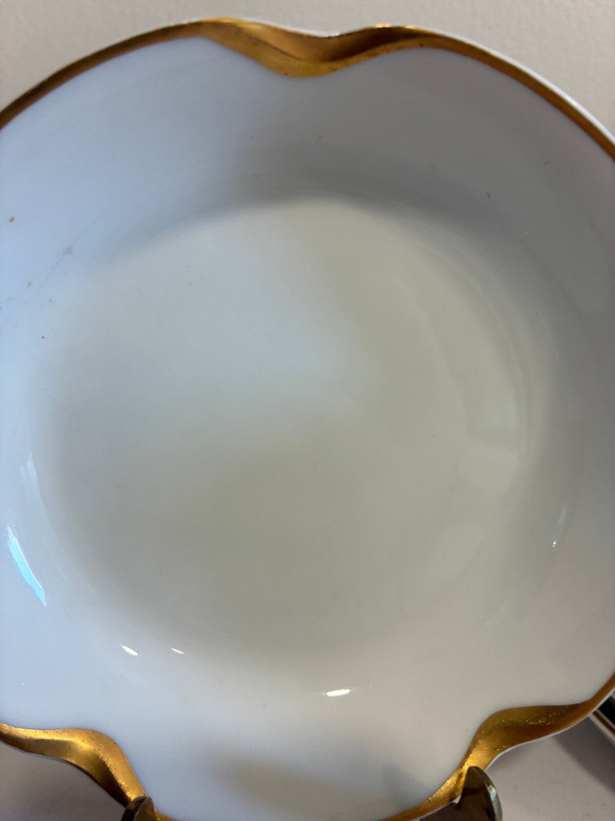 Antique Haviland Limoges Gold Rim Bowls Set of 12 | Scalloped French Porcelain