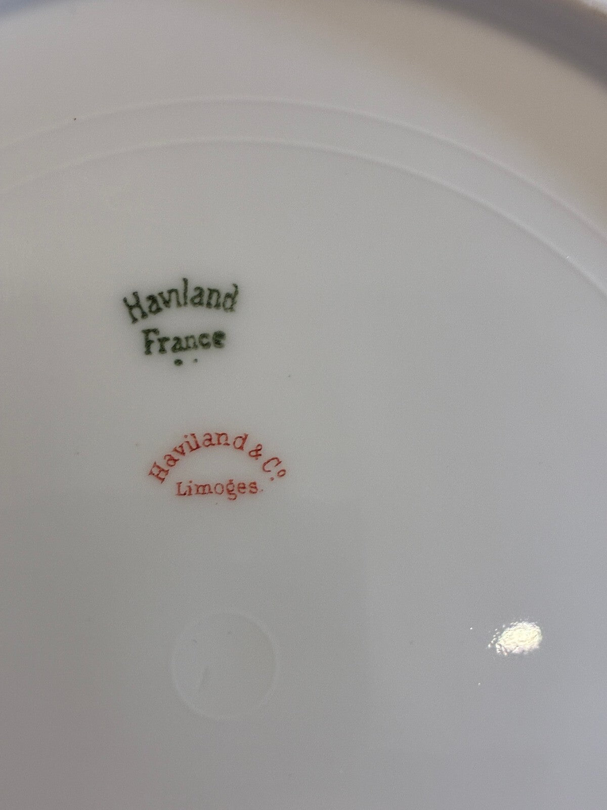 Antique Haviland & Co Limoges France Plates Set of 6 | Gold Trim