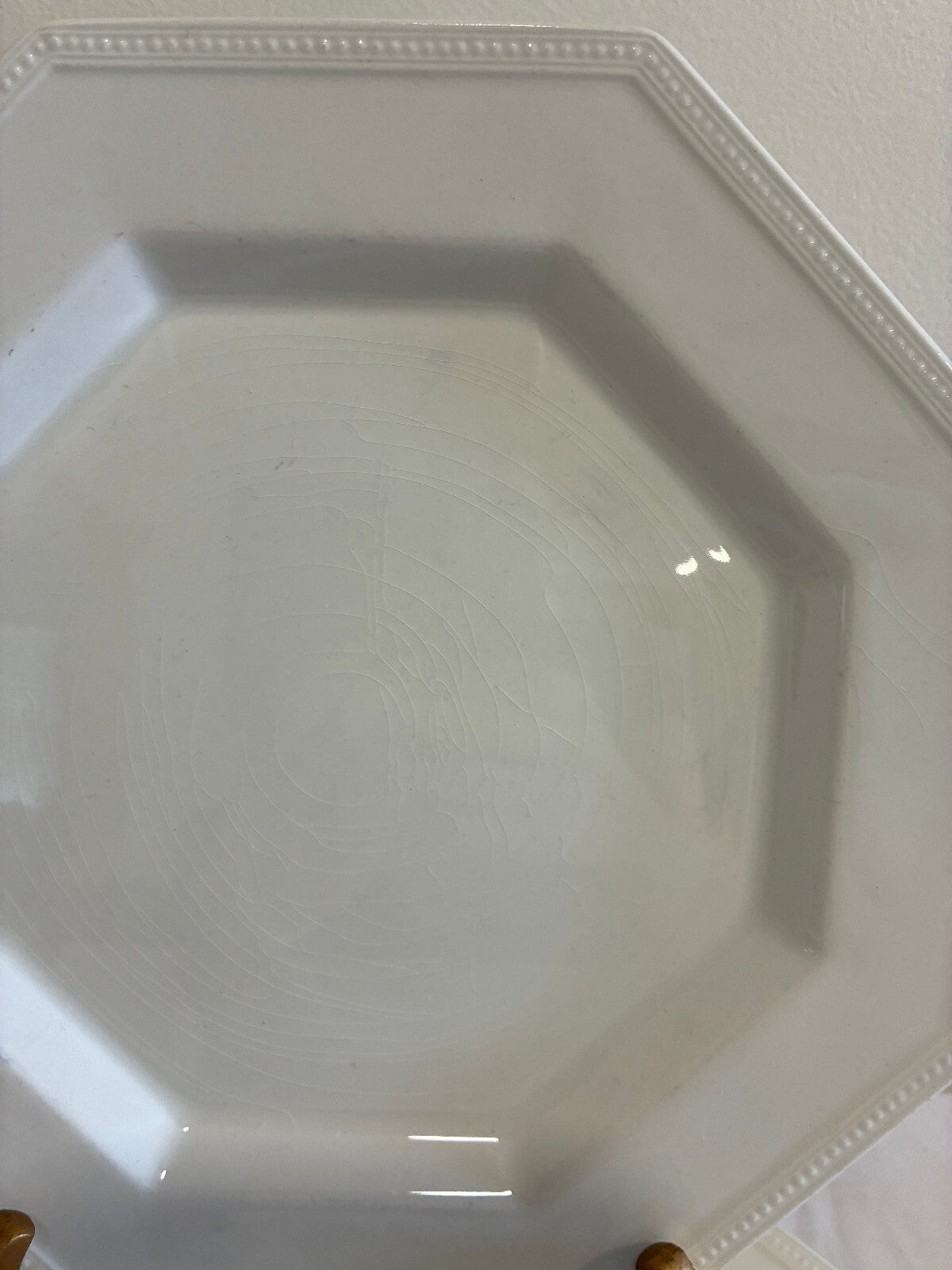 Vintage Johnson Bros Heritage Ironstone Octagonal Dinner Plates | Set of 2