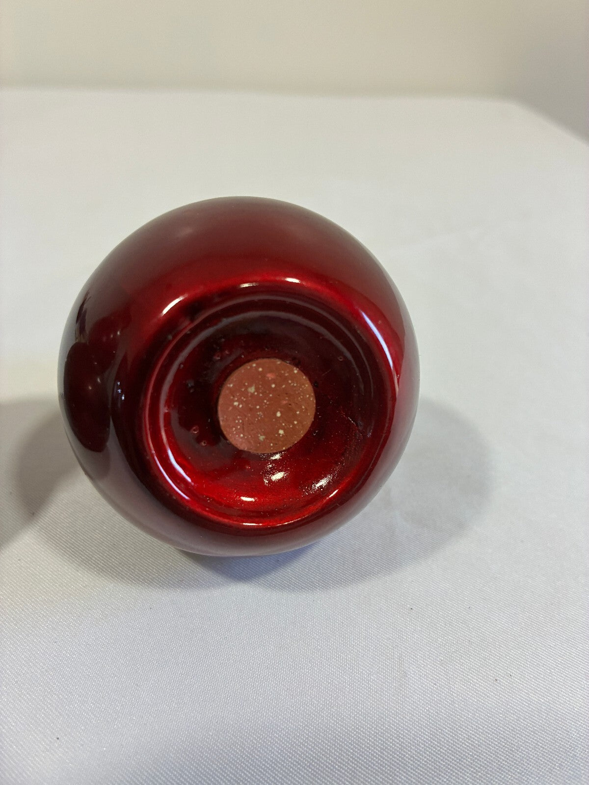 Vintage Red Lustreware Salt and Pepper Shakers | Gourd Shape Pagoda Design