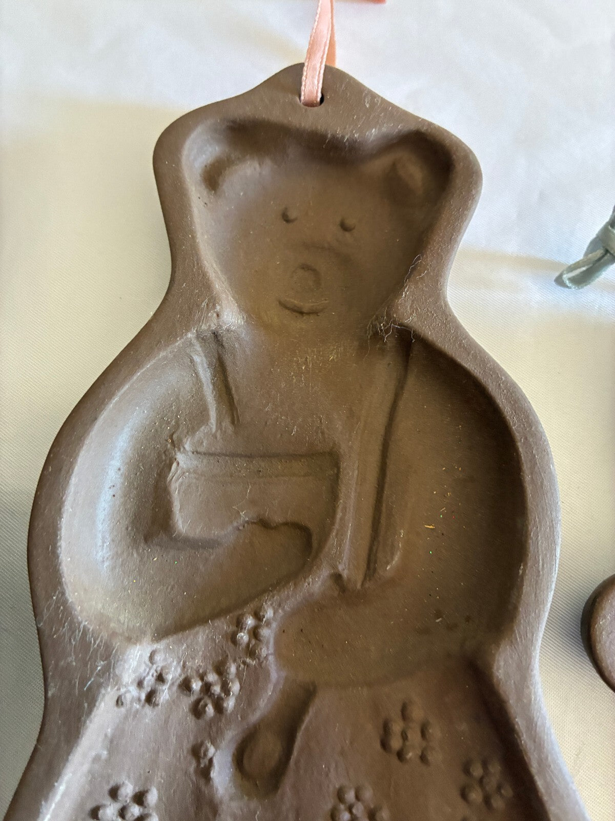 Vintage Hartstone Pottery Bear Family Cookie Molds Set of 3 | New Country USA
