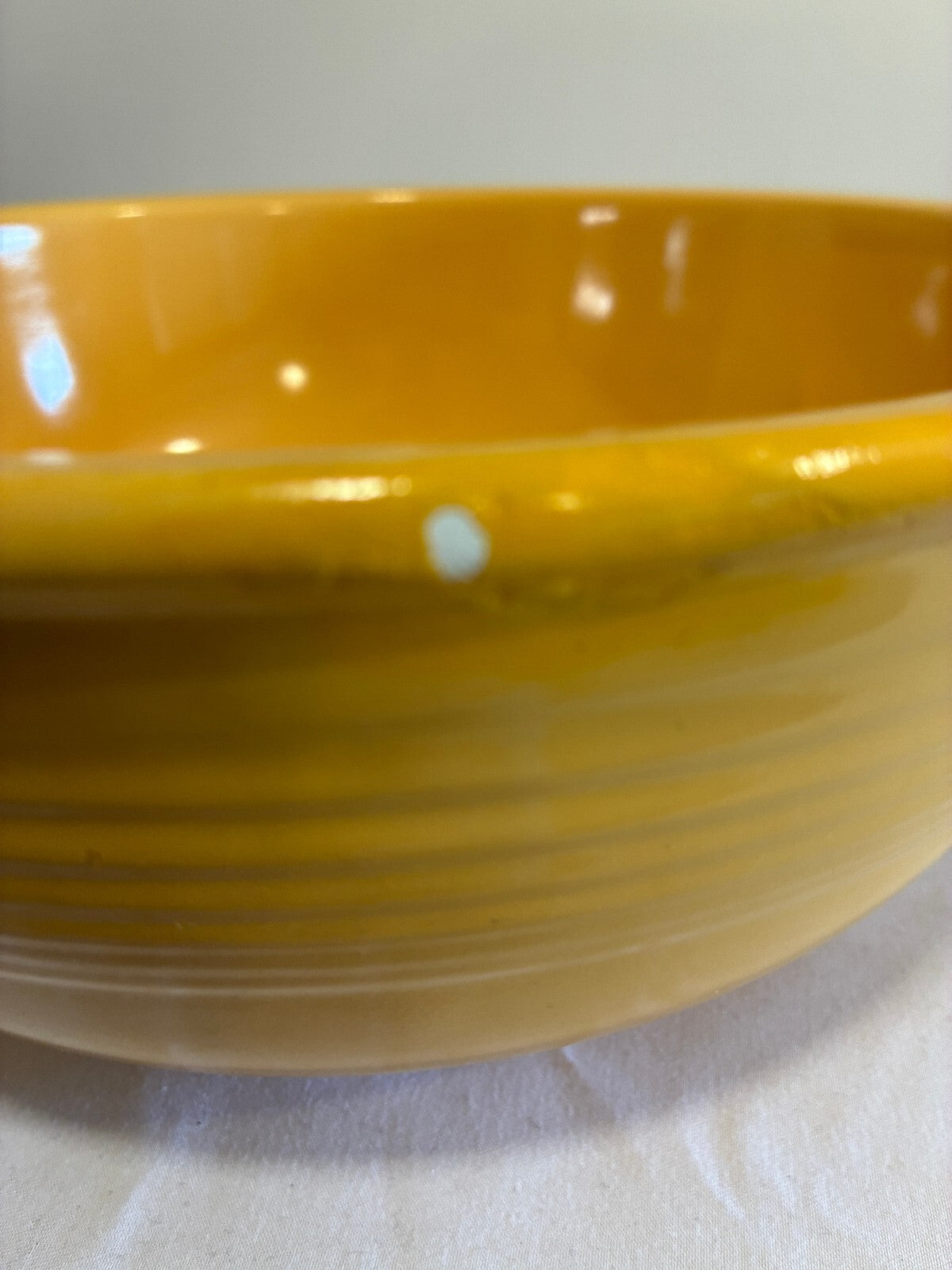 Rare Vintage Fiesta Yellow Ring Mixing Bowl | Homer Laughlin Fiestaware USA