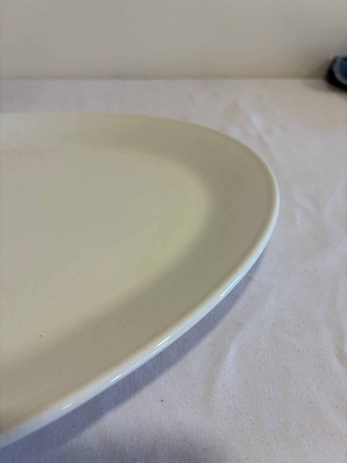 Vintage Johnson Brothers White Ironstone Platter, England