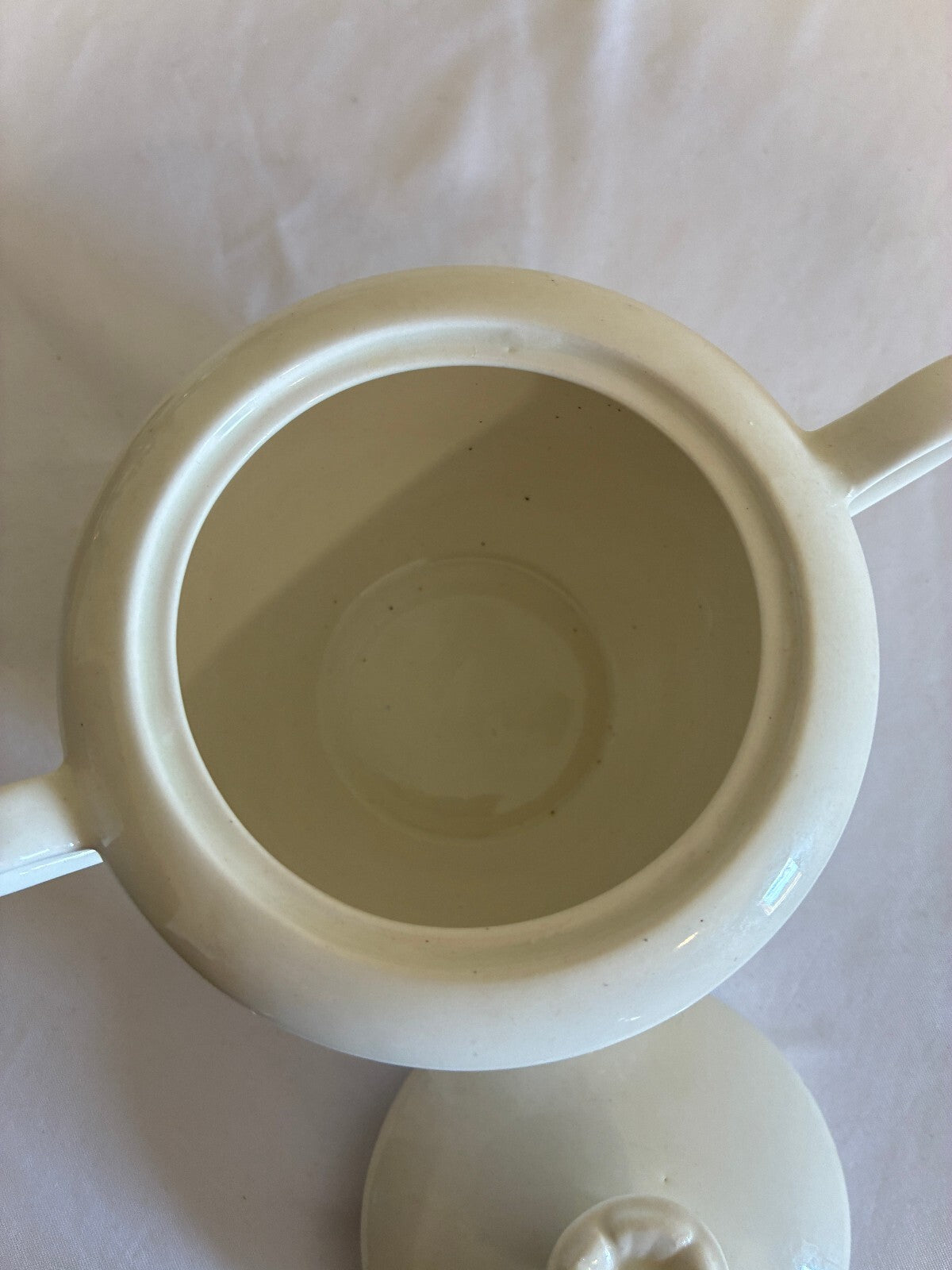 Vintage Wedgwood Embossed Floral Covered Sugar Bowl, English Ironstone