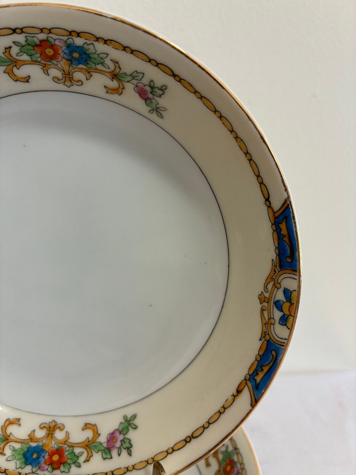 Vintage Meito Warren Bowls, Set of 6, Hand Painted Dessert Bowls, Japan