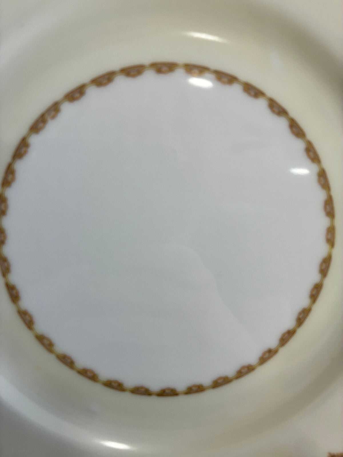 Vintage Meito Celestine Dinner Plates Set of 12, Red and Gold Border, Japan